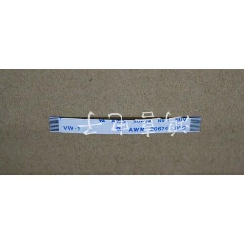 WZSM New AWM 20624 80C 60V VW-1 FFC FPC flat flexible cable 0.5mm pitch 10pin Length 50mm Forward