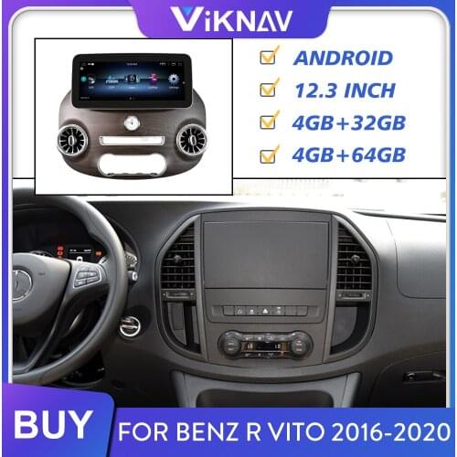 Car Radio for Mercedes Benz Vito 2016-2020 Head Unit android Stereo Receiver Multimedia Player 2Din Tape Recorder