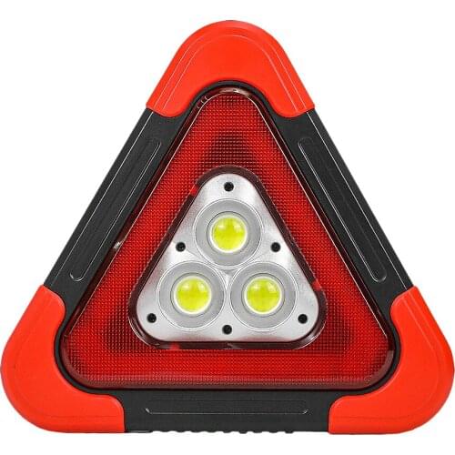 Car Tripod Warning Sign Automatic Light-emitting USB Multifunctional Car Parking Reflective Solar Light For Emergency Parking
