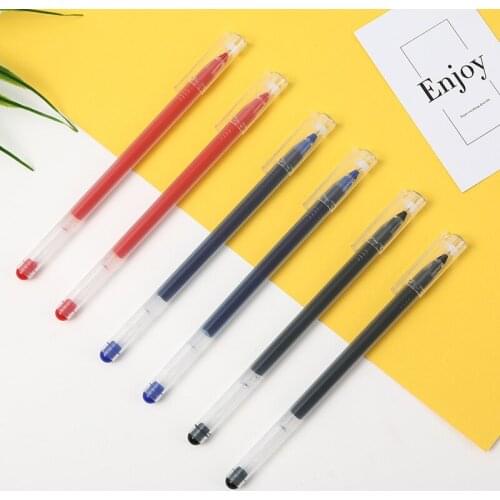 Large-capacity Neutral Pen Full Needle Tube 0.5mm Student Office Culture Education Prize Examination Special Signature Pen Giant