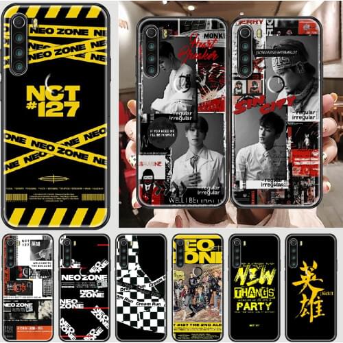 NCT 127 Neo Zone kpop Phone case For Xiaomi Redmi Note 7 7A 8 8T 9 9A 9S K30 Pro Ultra black tpu prime art back pretty hoesjes