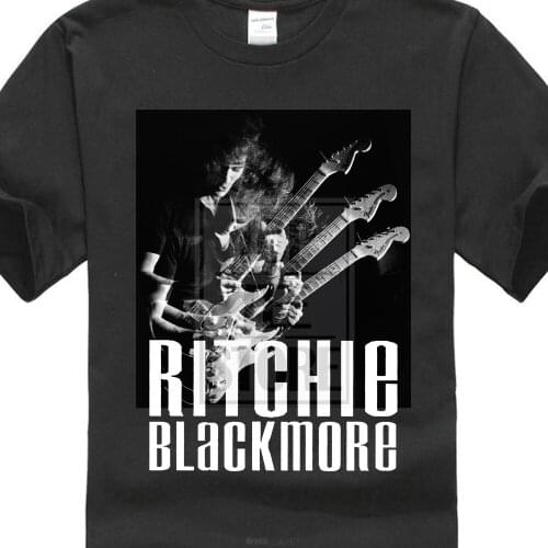 Ritchie Blackmore Solo Rainbow Rock And Roll Men t Shirt Size S To 4Xl