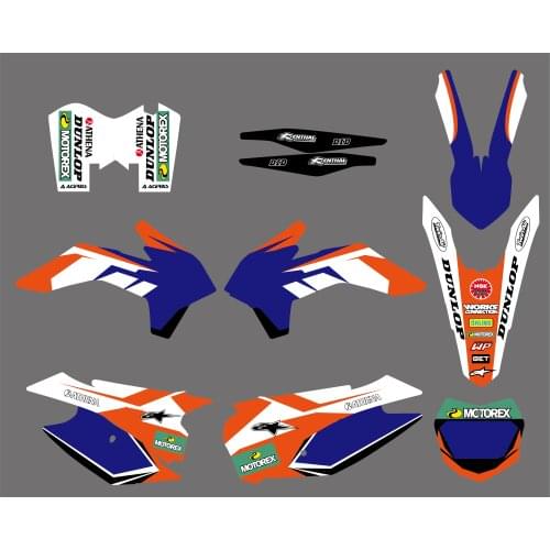 H2CNC Graphics Decals Sticker For KTM 125 150 200 250 300 350 400 450 SX SXF XC XCF 2013 2014 2015 SX-F XC-F