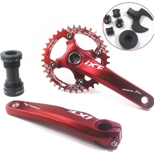 IXF Bicycle Crank Set 104 BCD CNC Bicycle Crankset 30/32/34/36/38T With BB68-73