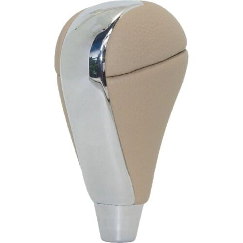 Tan Leather Chrome Shift Knob for Toyota Lexus ES300 ES330 ES350 GS300 GS460 IS250 IS-F LS460 RX350 RX400h RX450h SC430 CT200h