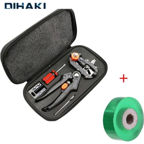 Garden Grafting Pruner Grafting Set Kit Farming Fruit Tree Pruning Shears Scissor Vaccination Cutting Machine Grafting Tools