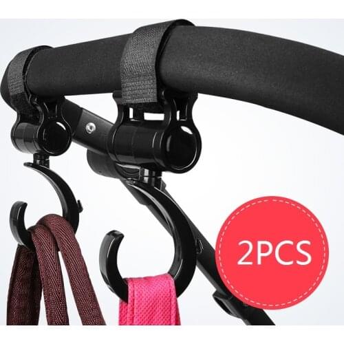 New Baby Stroller Hook Accessories Plastic Baby Car Carriage Hook Magic Stick Hooks Pram Pushchair Hanger Hanging