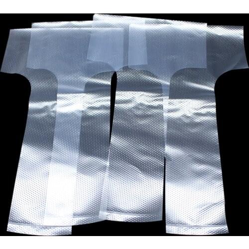 Wholesale DHL 3000Pcs/Lot 12.5x23cm Clear Plastic Carrier Package Bag Transparent T-Shaped Bayonet Cola Beverage Packaging Bags