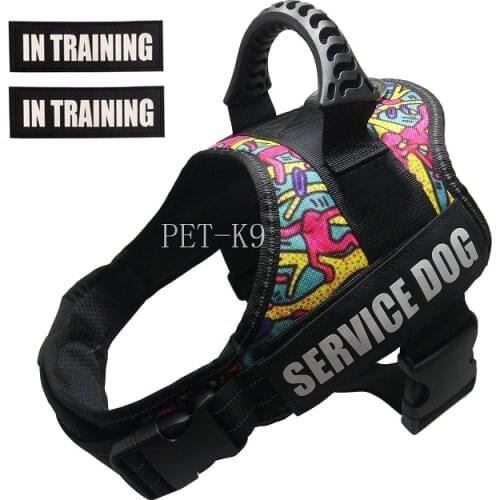 Service Dog Harness, In Training Dog Vest for Puppy Small Medium Large Dog , Reflective No Pull Adjustable, Pet Vest