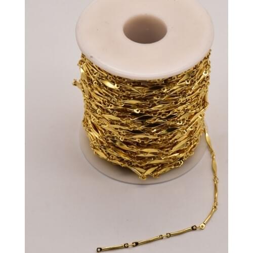 2 Meter/Lot 2.4mm Wire Diameter Handmade Chain Bracelet Necklace Chain Jewelry Making Chains For Jewelry Wholesale JA0440