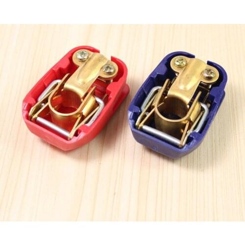 Universal 1 Pair 12V Quick Release Battery Terminals Clamps for Car Caravan Boat Motorcycle Car-styling Car Accessories