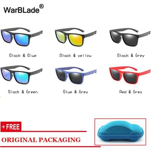 WBL Children Kids Sunglasses Boys Girls Polarized Sun Glasses Baby Infant Silicone Flexible Safety Frame Shades Eyewear UV400
