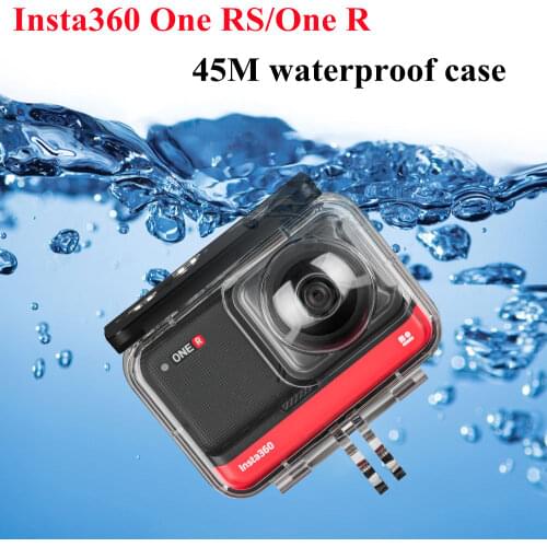 Insta360 One R Waterproof Case Panoramic Sports Camera Waterproof Case 45m Depth Protection Frame Accessories