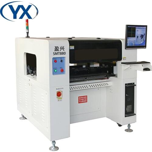 Factory precise desktop smd led mounting machine with independent feeders +10 camera Assembly SMT in electronic production