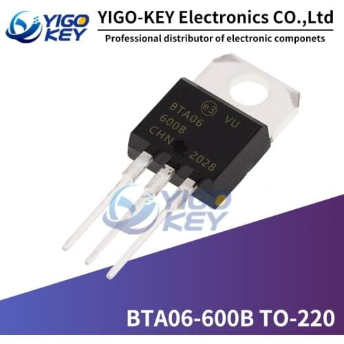 10PCS BTA06-600B TO-220 BTA06-600C TO220 Transistor BTA06600B BTA06600C BTA06-600 FREE SHIPPING