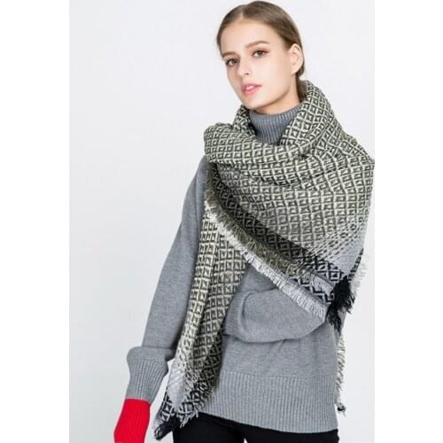 140*135cm Cashmere imitation Shawl Scarf Autumn Winter Scarves Men Foulard Square Hijab Ladies wrap muffler pareo female hijab