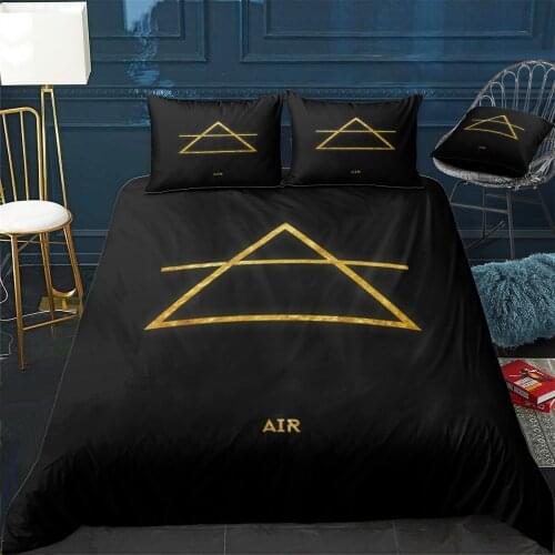 AIR Quilt Cover Pillowcase 3Piece Comforter Bedding Set With Pillow Case Single Double Duvet Cover Home Decora