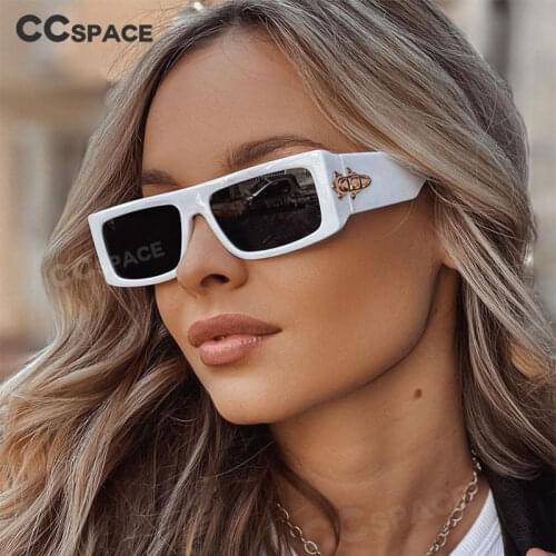 46596 Punk Sunglasses Square Small Frame Men Women Fashion Shades UV400 Vintage Glasses
