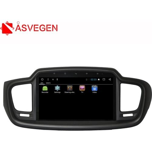 Asvegen HD Touch Screen 10.2" Android 7.1 Quad Core Car Auto WIFI Radio Multimedia Player GPS Navigation For KIA Sorento 2015