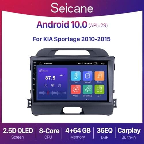 Seicane Android 10.0 Audio Car Radio Head Unit For KIA Sportage 3 2010 2011 2012 2013 2014-2016 GPS Multimedia Player 2din