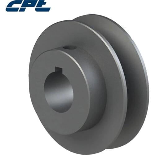 CPT BK45 Small Pulley B Belt Pulley, 4.25"(107.95mm) Outside Diameter, Finished Bore with Keyseat, 1 Groove, ISO9001 Certified