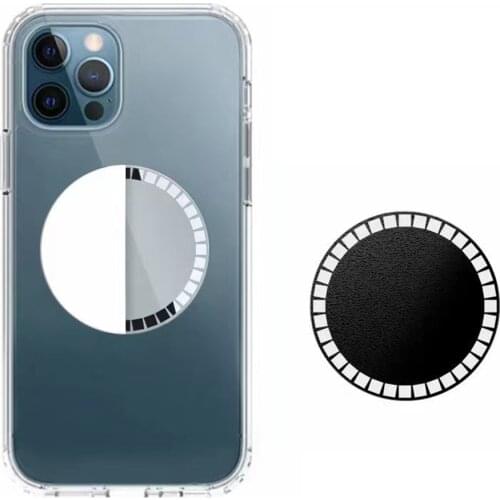 Bonola 4PCS Magnet Plates Strong Magnetic for Magsafe Wireless Charger Car Mount Holder for iPhone/Samsung/Xiaomi Smartphone