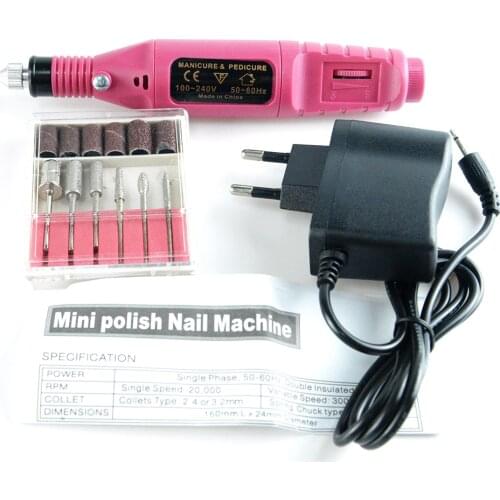 Nail Polisher Electric Nail Drill Machine Nail Files Pen Pedicure Nail Polishing Manicure Machine Drill Set Nail Drill Tools