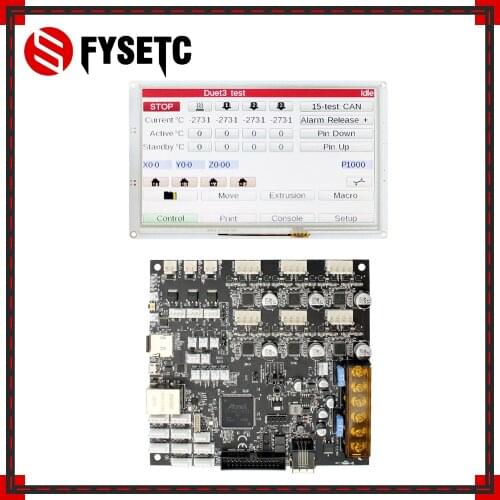 Clone Duet 3 6HC Expansion 3HC main board with 5'' 5i 7'' 7i Integrated Paneldue Touch Screen For BLV MGN Cube 3d printer parts
