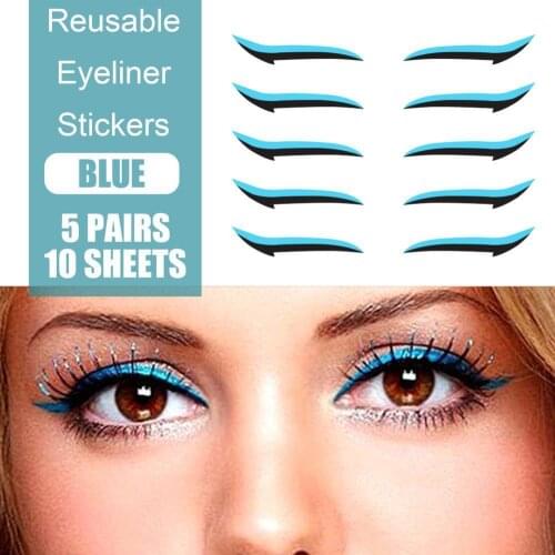 Eyelid Line Stick Reusable Eyeliner Stickers Cat Eye Makeup Double Eyelid Sticker Eyeliner Makeup Sticker Beauty Tools