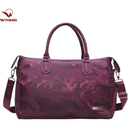 Wobag 2020 Fashion Short-distance Travel Bag Oxford Waterproof Large Capacity Men Women Duffle Bag Camouflage Hand Luggage Bag
