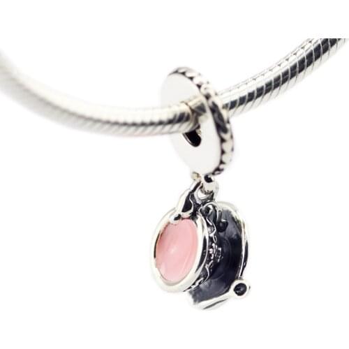 Fashion Jewelry Making Enchanted Tea Cup Dangle Charm Sterling Silver Beads For Woman Fits Original 925 Silver Bracelets