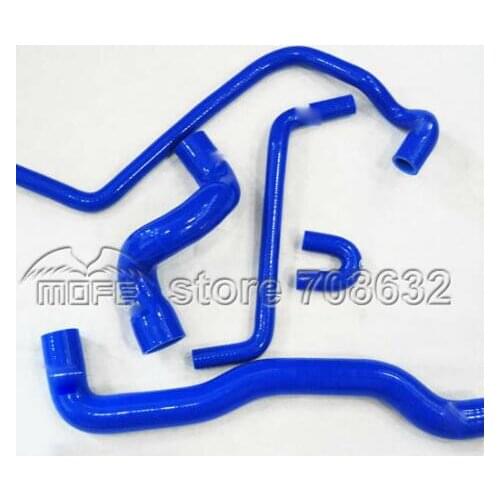 MOFE 5PCS/SET 3Ply Silicone Radiator Coolant Hose Silicone hose kit SAAB 900 1995-1998