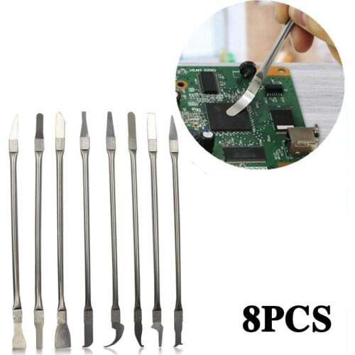 8in 1 IC Chip Repair Thin Tools Set CPU Metal Remover Burin To Remove For Mobile Phone Computer CPU NAND IC Chip Repair