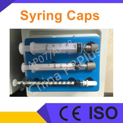 Disposable or Metal syringe cap for ppp prp plasma Gel maker Portable bio filler machine
