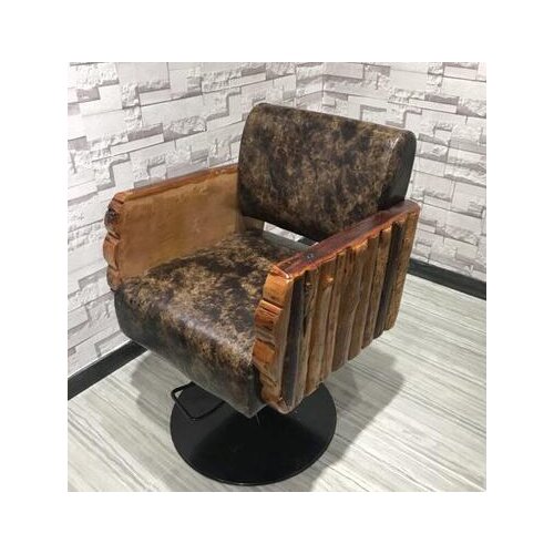 Barber chair solid wood armrest barber chair antique barber chair hairdressing chair hairdressing salon special cutting chair
