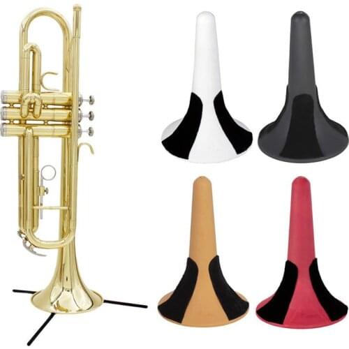 SLADE Portable Foldable ABS Trumpet Tripod Holder Stand with Metal Leg Brass Musical Instrument Accessory
