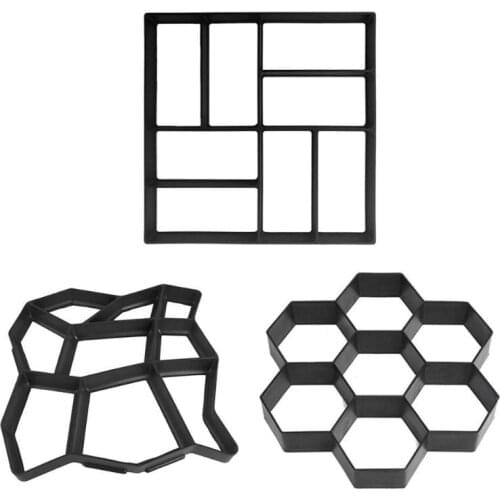 DIY Path Maker Mold Manually Paving Cement Brick Molds Garden Stone Road Concrete Molds for Garden Home