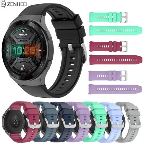 Silicone Watchband For Huawei Watch GT2e Bracelet Strap Replacement 22mm Watch Band for Huawei Watch GT 2e