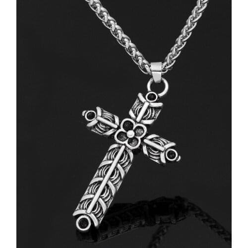 Nordic Viking Athelstans Cross Ragnar Amulet Necklace - Double side