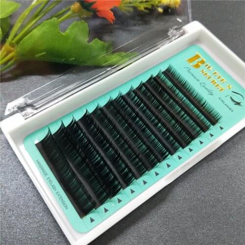 Super Soft natural B C D L curl Synthetic Mink Lash Extension private label eyelashes individual eyelash extension free shipping