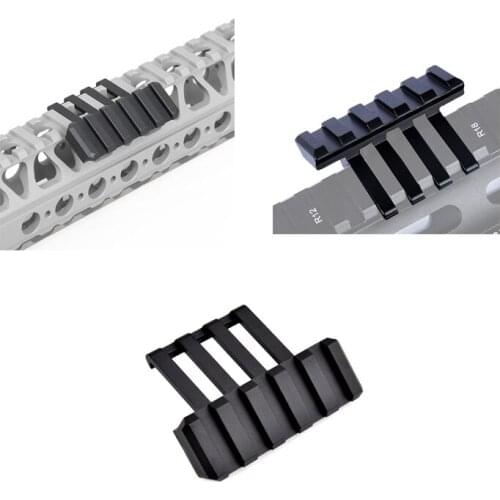 Tactical 5 Slots Side Rail 30 Angle Offset 20mm Picatinny Rail Mount Weaver Low Profile Adapter Sight Laser Fit tactical lights