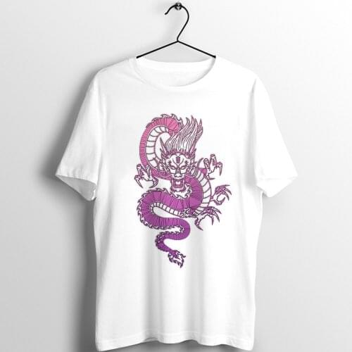 20202 Streetwear Tops Women T-shirt Ulzzang Harajuku Vintage Chinese Dragon Print T-shirt Summer New Oversize Loose Casual Women