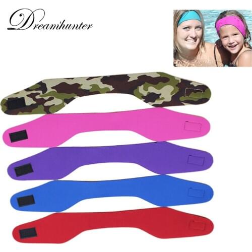 Waterproof Yoga Sports Sweatband Non-slip Swimming Ear Protection Diving Baby Adults Sports Headband Belts Hair band