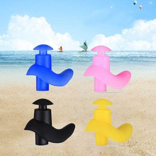 Swimming Earplugs Spiral Silicone Earplugs Professional Anti-noise and Waterproof Earplugs Suitable for Adults and Children