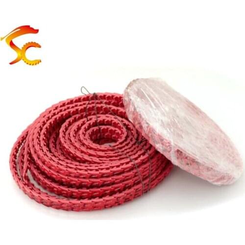 1meters without the Nail C model width 20mm color red polyurethane v-belt Free Shipping