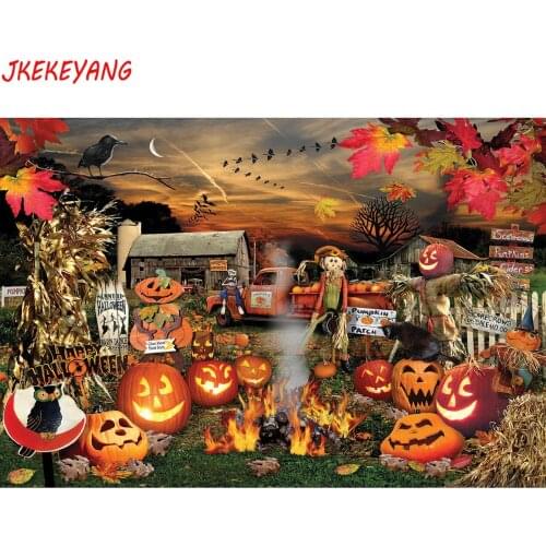 5D DIY square/round Diamond painting Halloween scenery Cross Stitch Diamond Embroidery Pattern Rhinestone home decor J2697