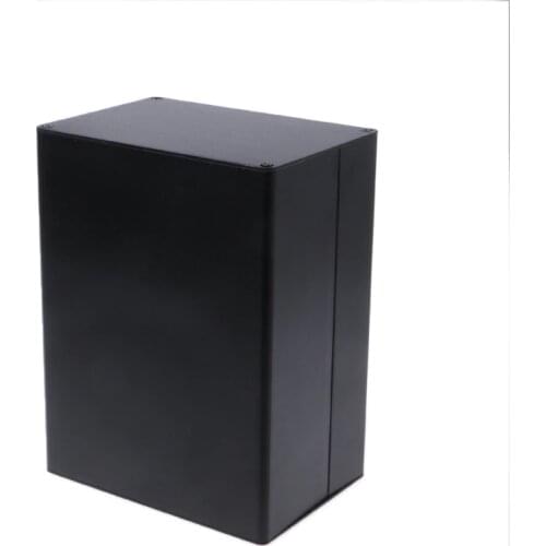 Aluminum Enclosure DIY Project Case Power Junction Box 155x120x83mm Black 62KD