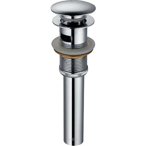 Bathroom Brass Push Down Pop Up Waste Vanity Vessel basin Sink Drain With Overflow DP907