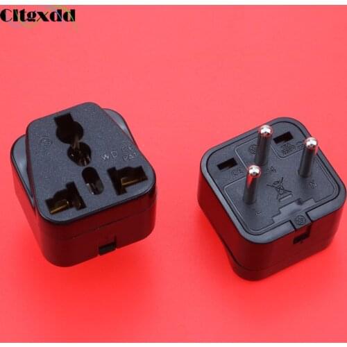 Cltgxdd 1Pcs Universal Israel Conversion Plug EU US UK To IL Israel Egypt Travel Adapter Electric Plug Power Charger Socket