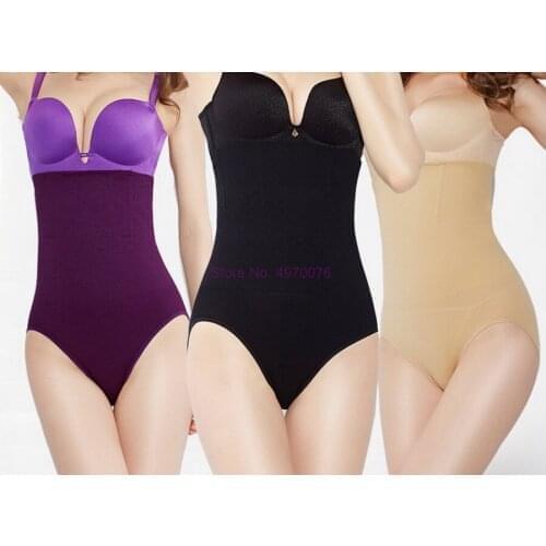DHL 100pcs Women High Waist Shaping Panties Breathable Body Shaper Slimming Tummy Underwear Shaping Panties Trainer Underpant